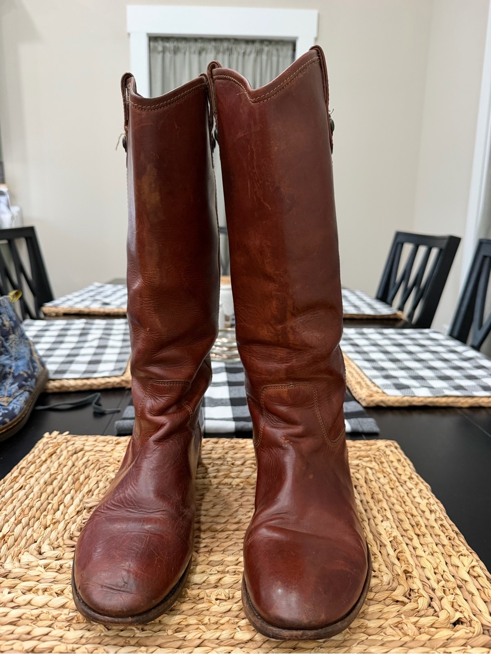Frye Women's Brown Leather Tall Boots